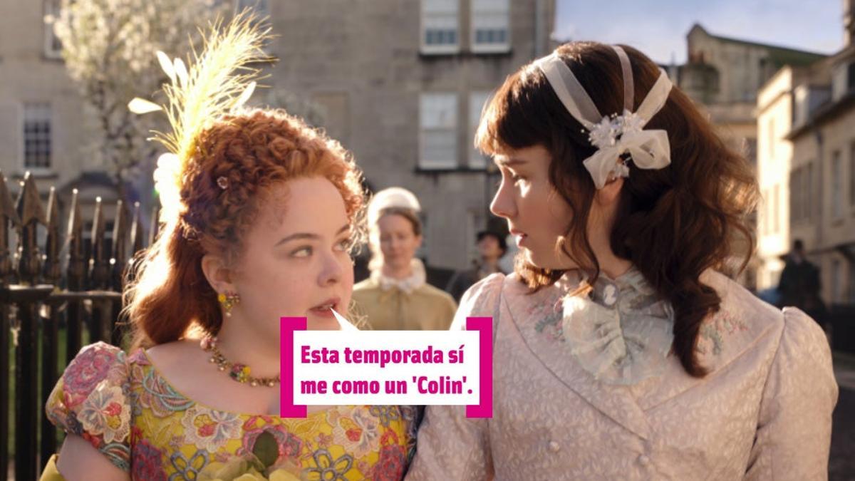 Penelope Featherington y Eloise Bridgerton