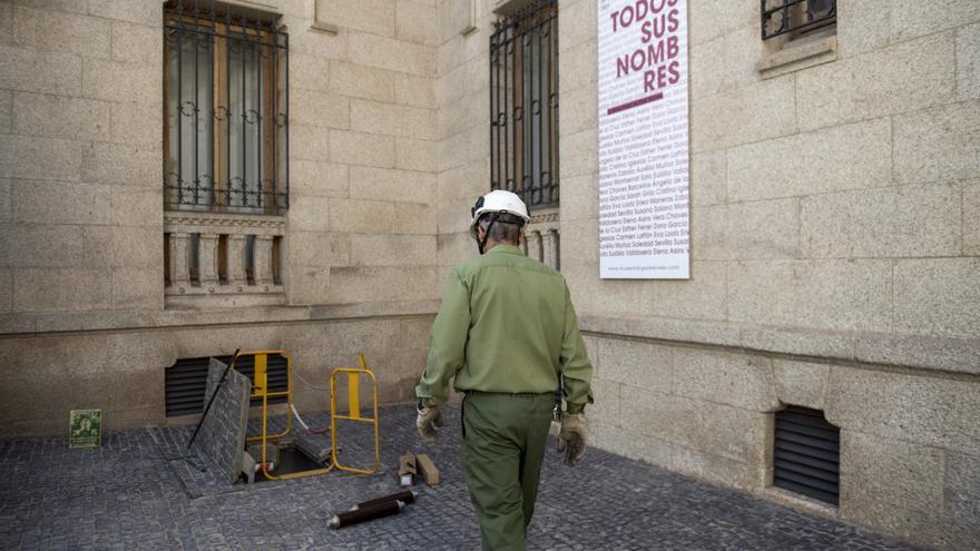 La calle Pizarro de Cáceres, sin luz durante seis horas