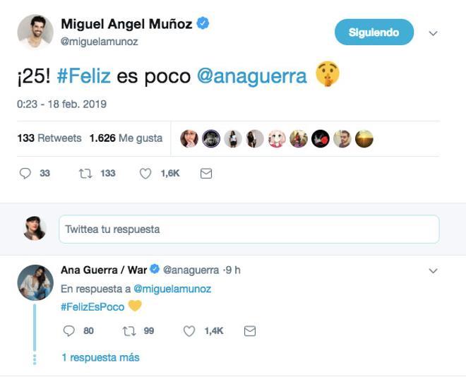 Conversación de Miguel Ángel Muñoz y Ana Guerra