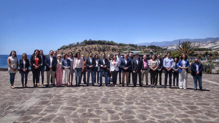 Miembros de la candidatura del Partido Popular al Cabildo de Tenerife.