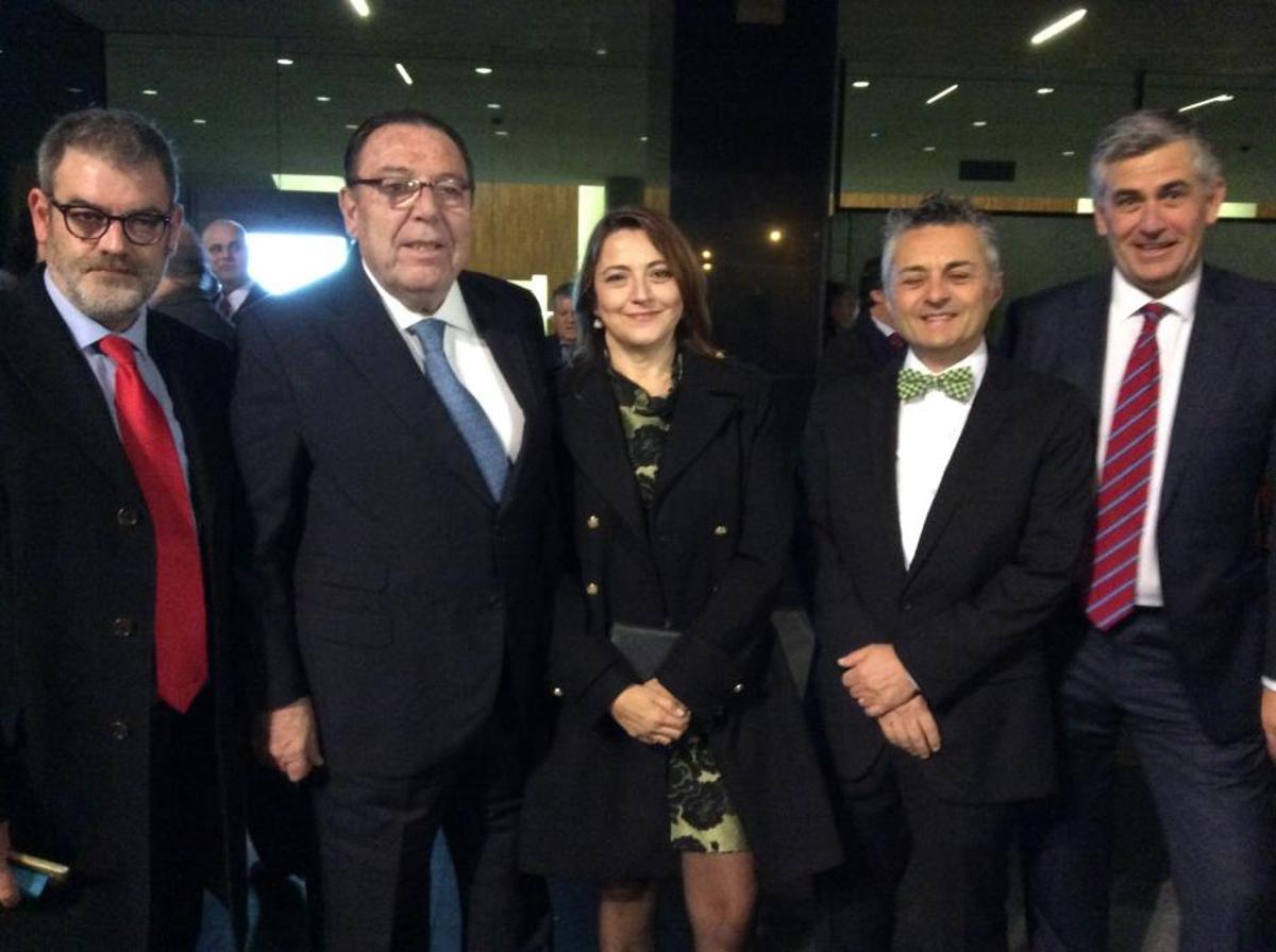 Jorge Fauró, Enrique Garrigós, Isabel Vicente, Javier Izquierdo y Santiago Lumbreras