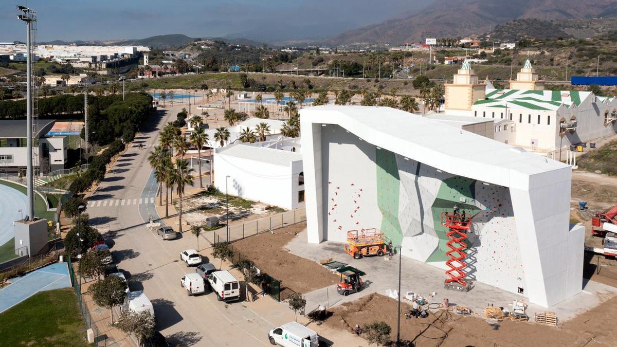El rocódromo de Estepona estará operativo en unos días.