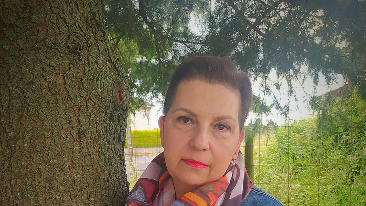 Rosalía Varela Mato, trasplantada de corazón el pasado mes de noviembre, en el concello coruñés de Melide, donde reside.  | // CEDIDA