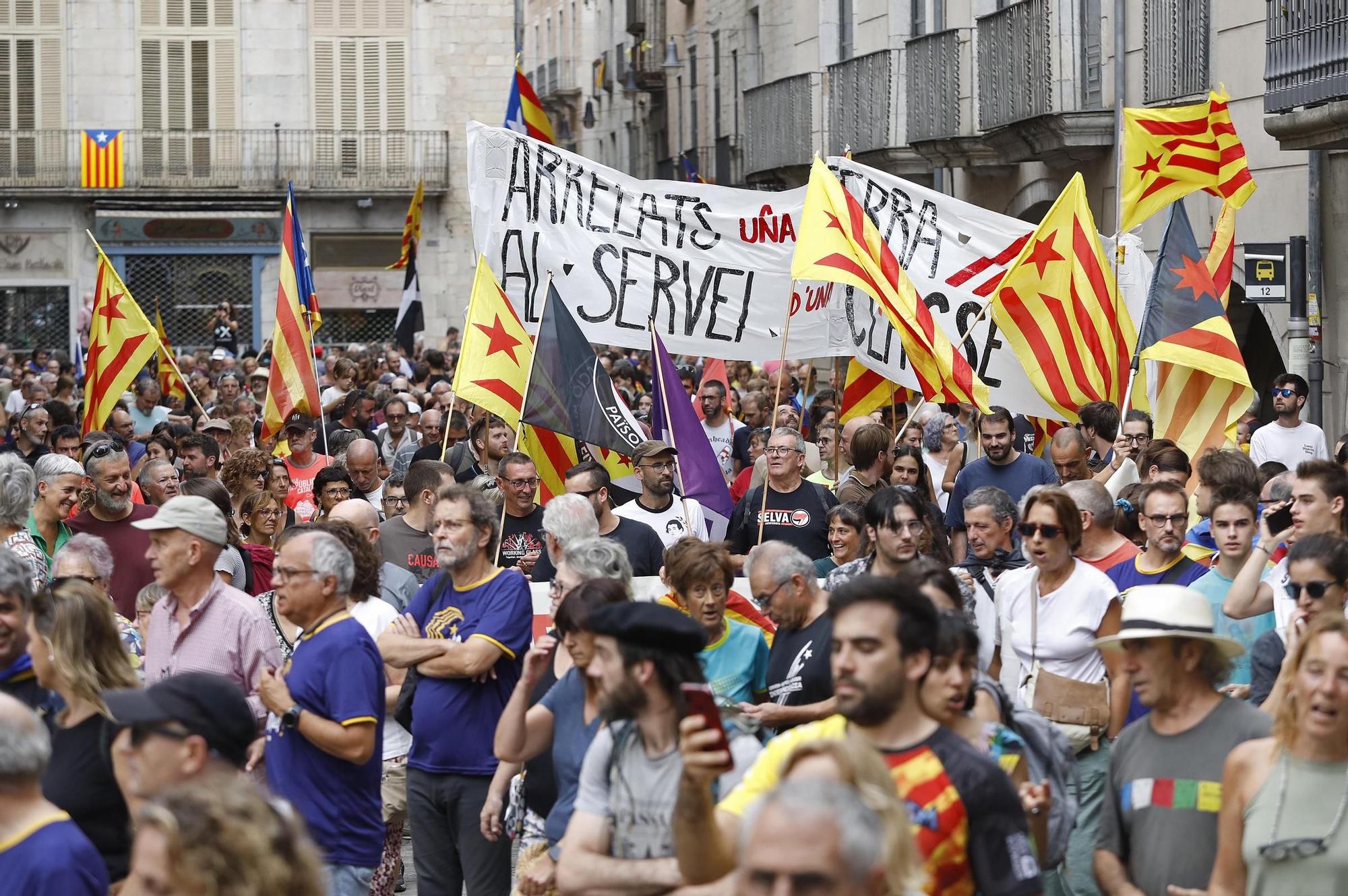 La manifestació de Girona de la Diada, en imatges