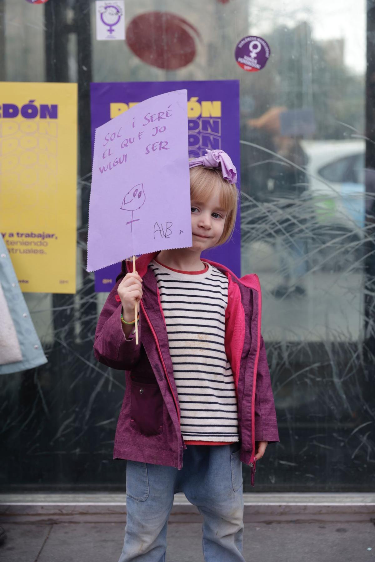 Manifestación del 8-M en Barcelona