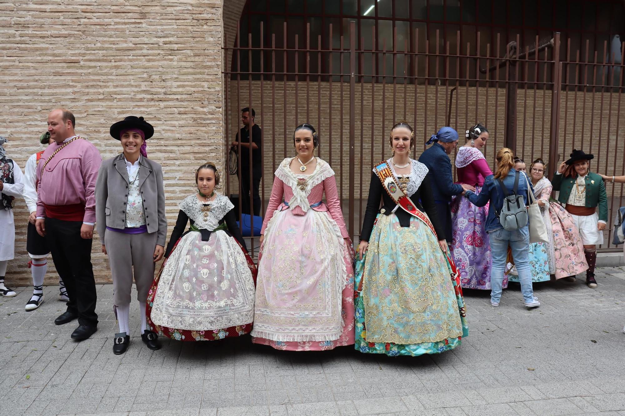 Las comisiones el Marítim, protagonistas en el Homenaje a la Senyera