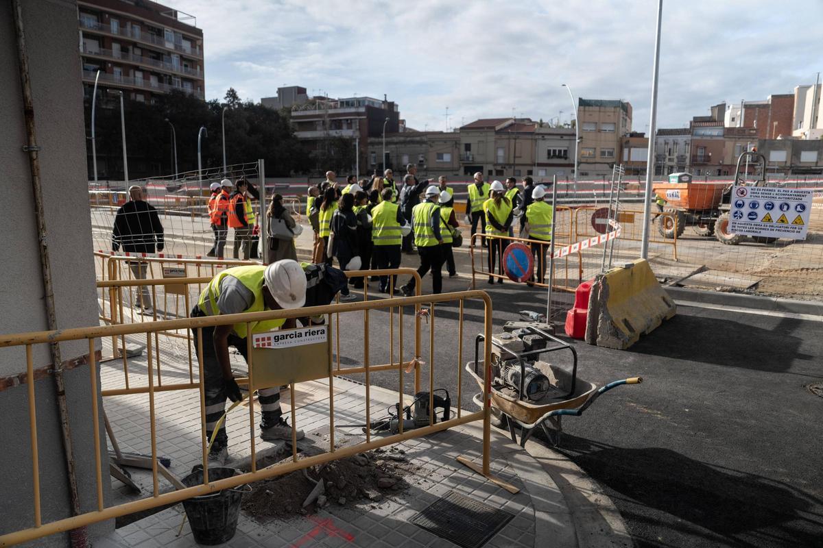 Las obras de la Rambla de Sant Joan de Badalona finalizarán en verano del 2026