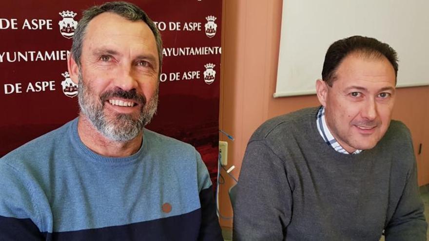 Los concejales Chema García Payá, y José Vicente Pérez