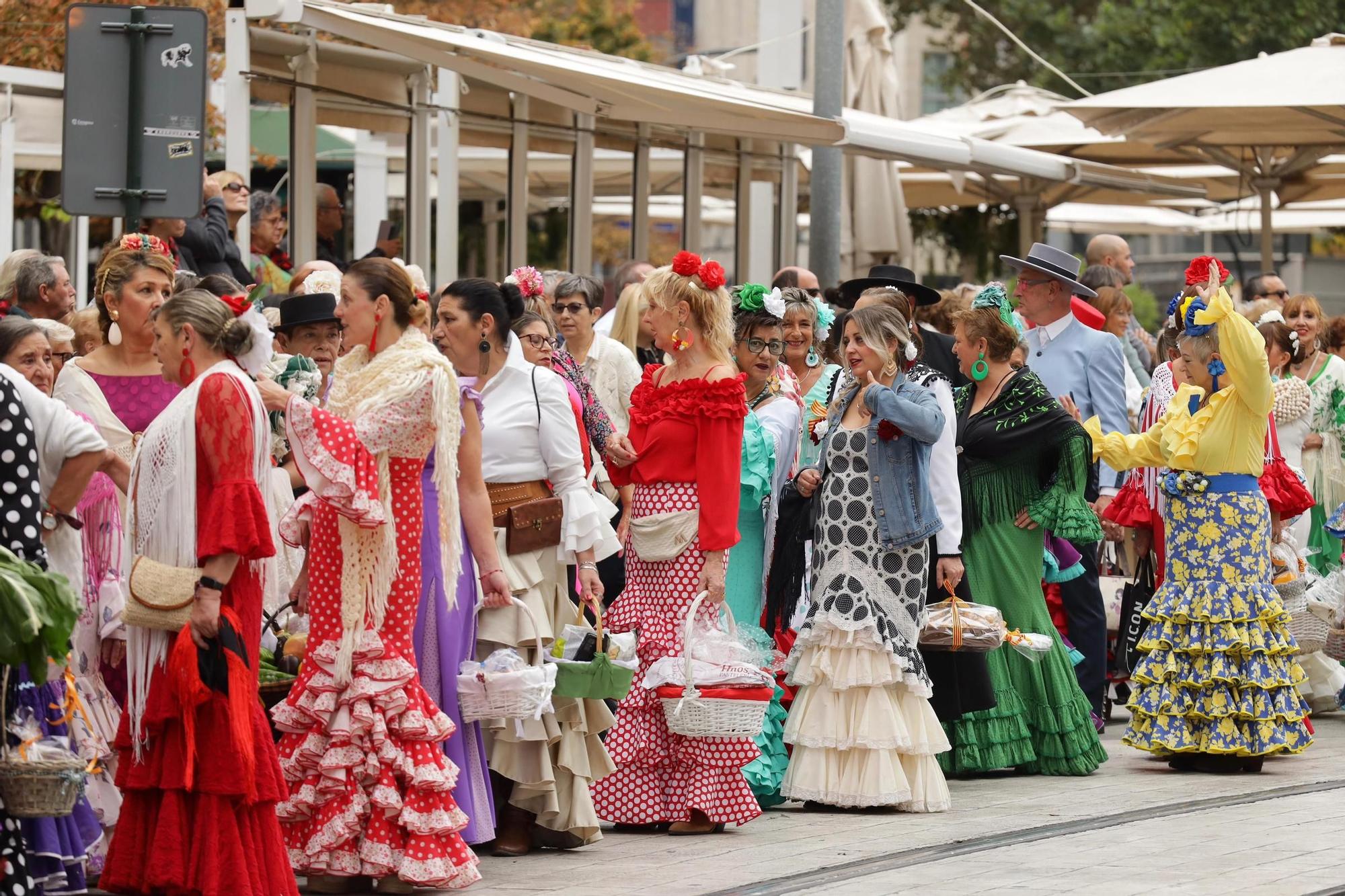 La Ofrenda de Frutos brilla un año más por el centro de Zaragoza