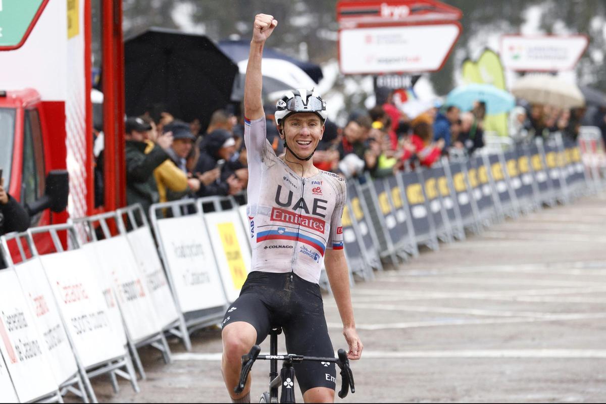 Pogacar s'imposa en solitari la segona etapa de la Volta Ciclista a Catalunya Pogacar s'imposa en solitari la segona etapa de la Volta Ciclista a Catalunya