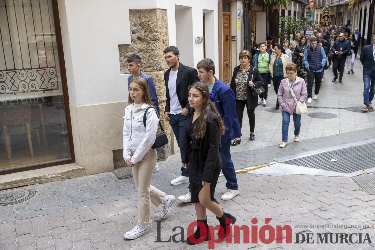 Cofradías y Hermandades de Semana Santa Peregrinan a Caravaca