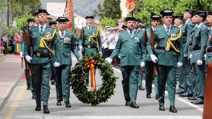 La Guardia Civil celebra en Alhama de Murcia el aniversario de su fundación