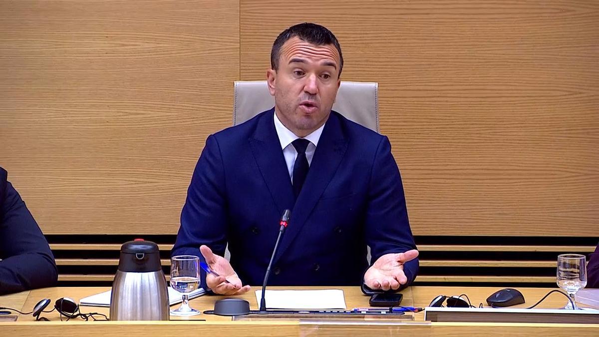 Mompó, en su declaración en la comisión de la dana: "Como alcalde que soy, era muy consciente de lo que podía pasar"