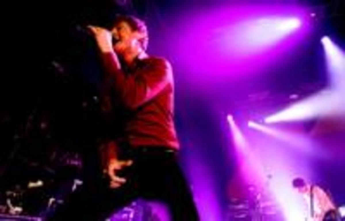 Tom Chaplin, cantant de Keane, diumenge, a Razzmatazz.