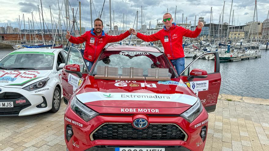 Ángel Santos y Mario Osma, segundos en el Eco Rallye A Coruña