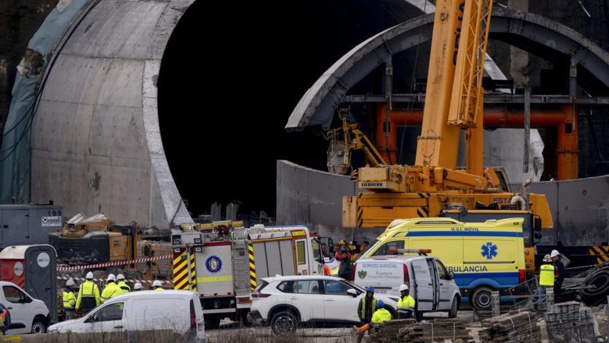 Accidente laboral el pasado noviembre en Ourense. |  Brais Lorenzo