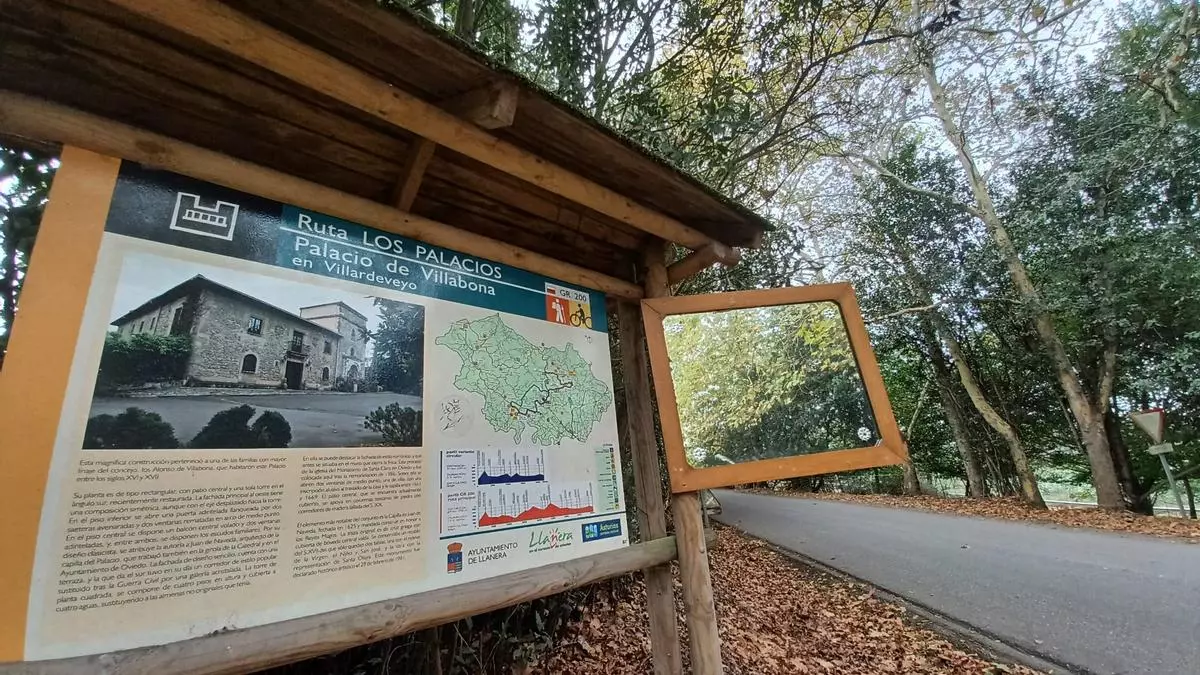 Camino del Palacio de Villabona, un paseo entre vías, robles y castaños hacia la morada de los Alonso