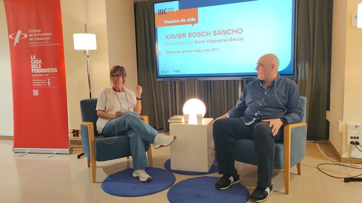 Anna Vilajosana i Xavier Bosch, al Pessics de Vida que va omplir el Centre CUltural El Casino de Manresa