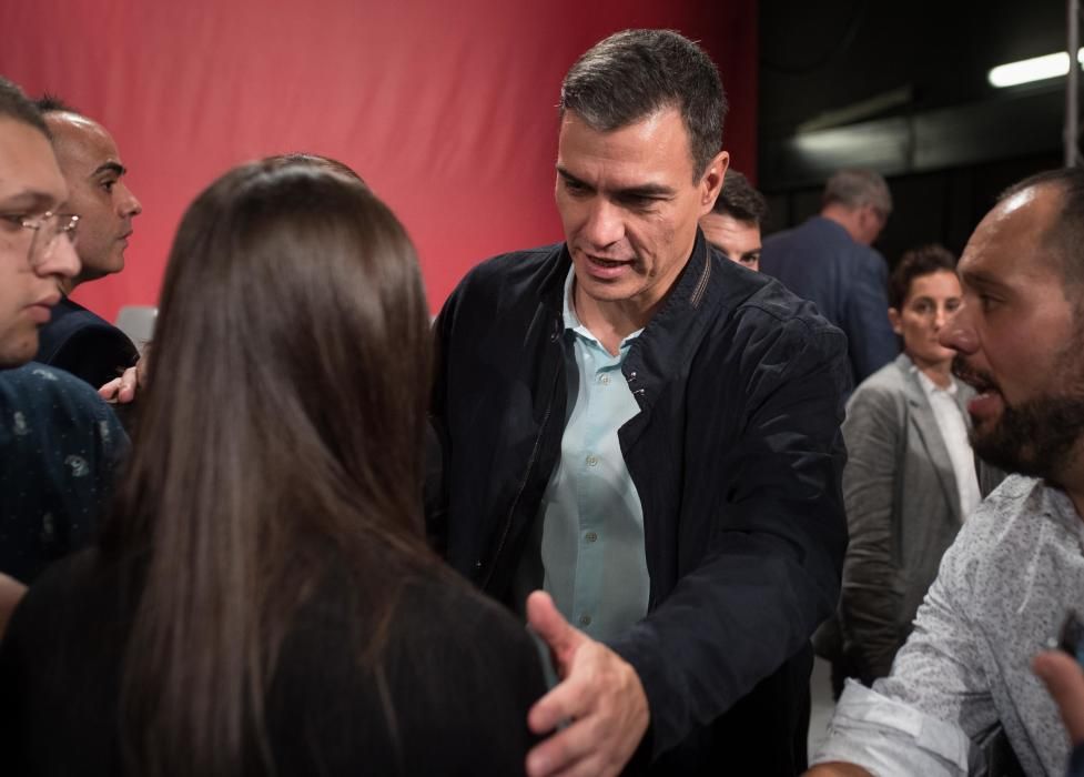 Mitin de Pedro Sánchez en Tenerife