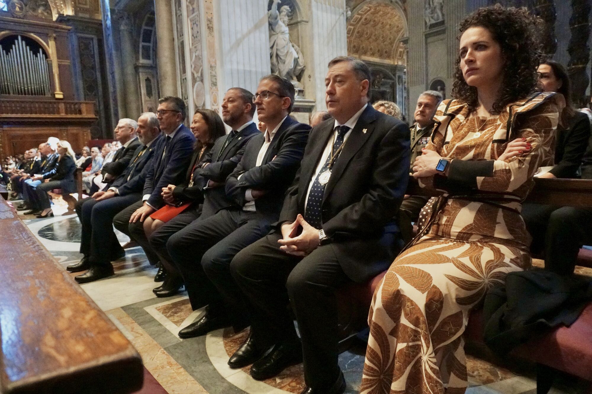 Fotos de la misa de las diócesis de la Esperanza y el Cachorro que abre el Jubileo de las Cofradías en Roma 