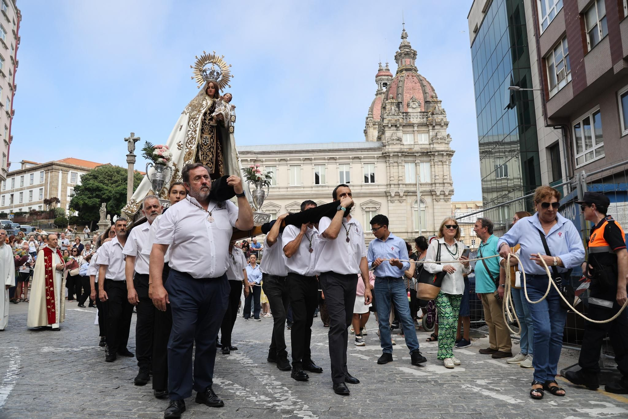 Procesión de la Virgen del Carmen en A Coruña
