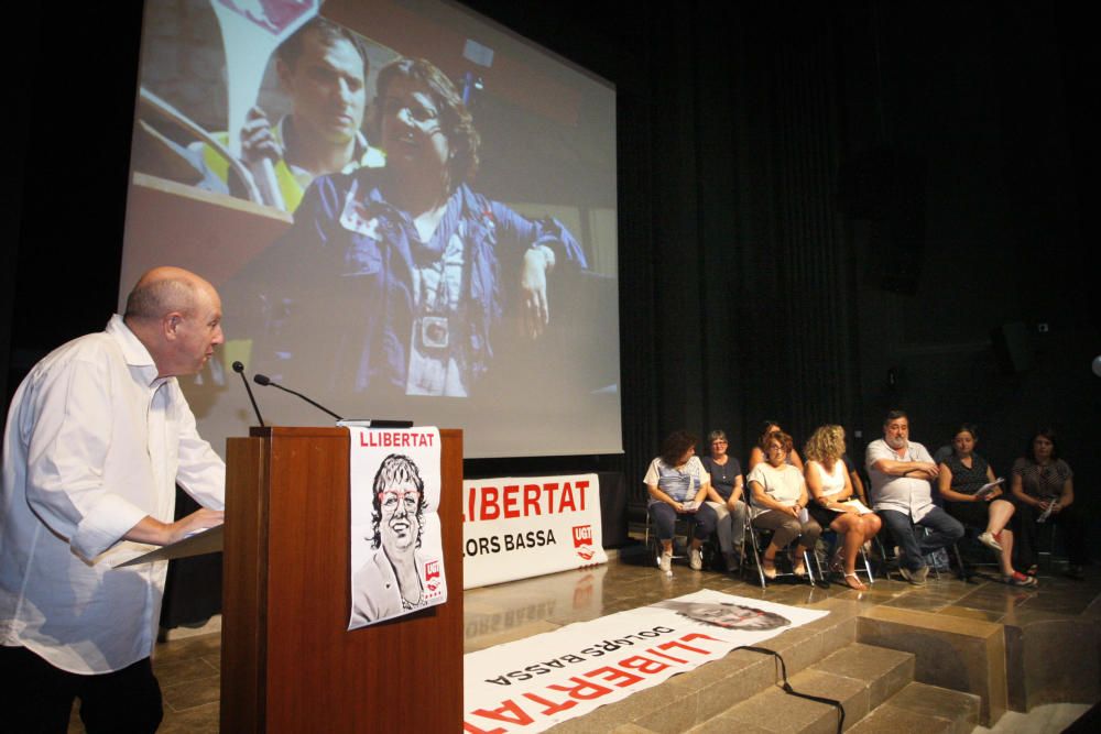 La UGT homenatja Dolors Bassa en un acte reivindicatiu