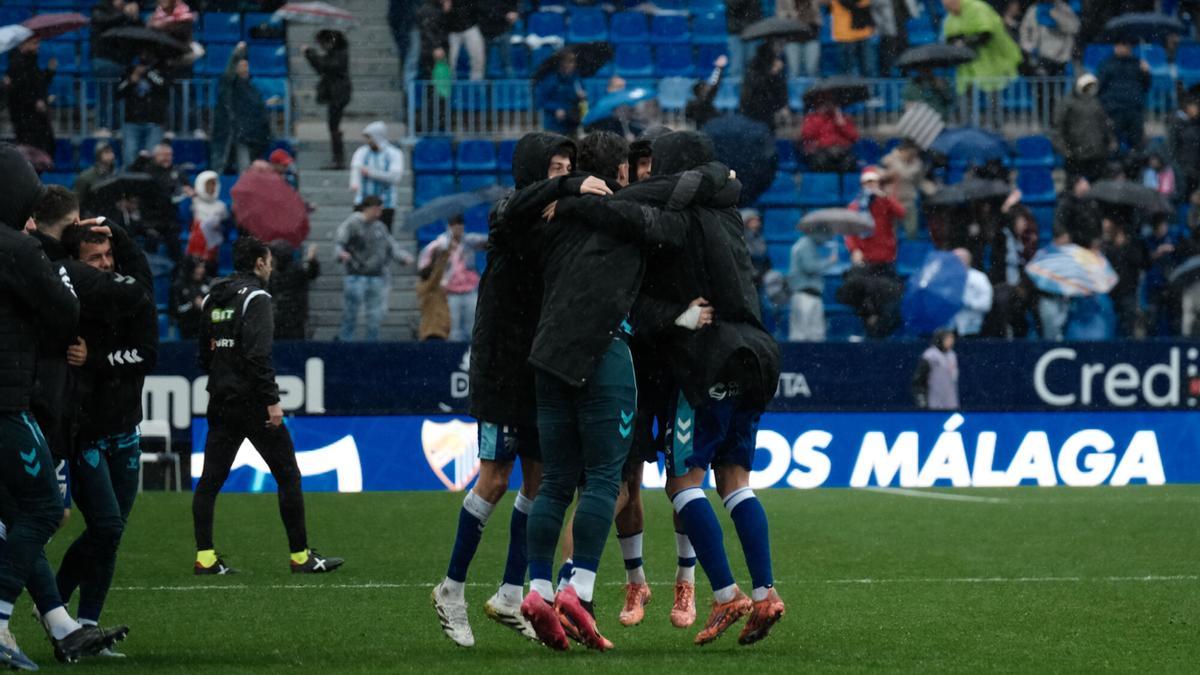 El Málaga CF cerró el año con una victoria sobre el Almería en La Rosaleda.