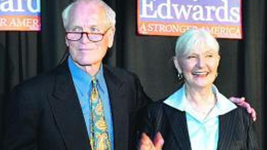 Paul Newman, junto a su esposa, Joane Woodward.