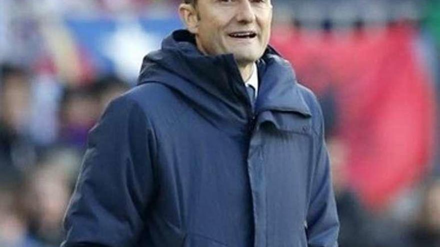 Ernesto Valverde, durante un partido de su equipo.