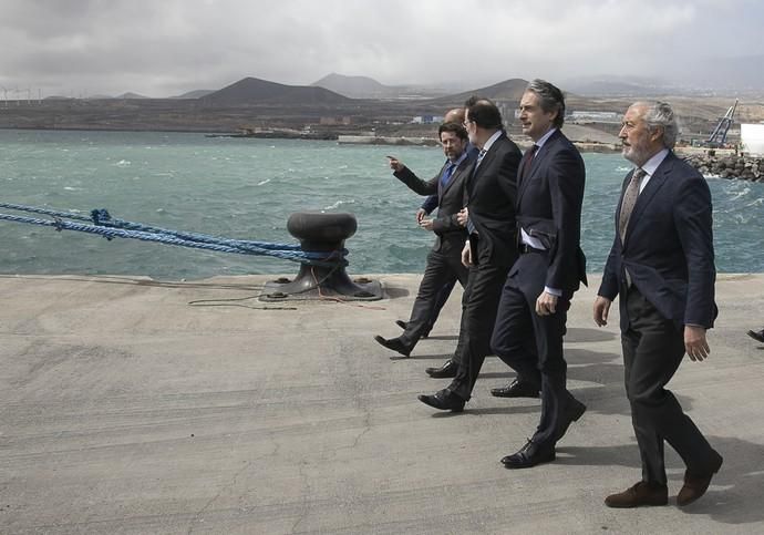 inauguración del puerto de granadilla por el ...