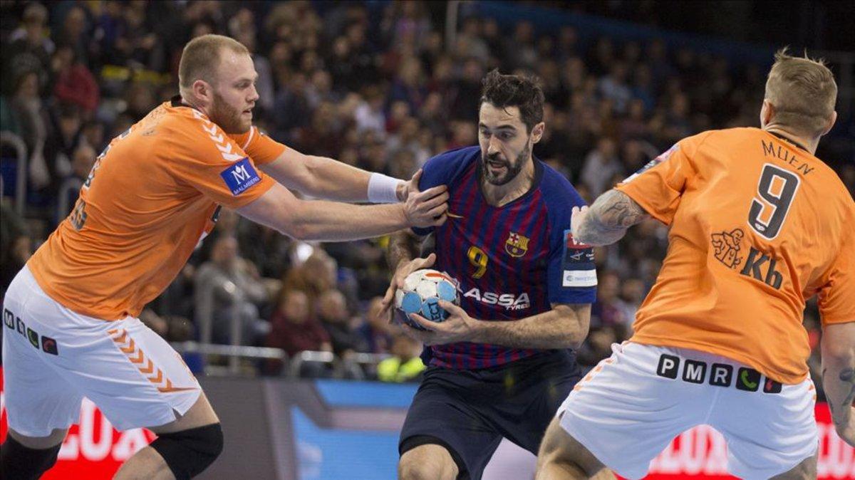 Raúl Entrerríos dirigió con maestría al Barça Lassa