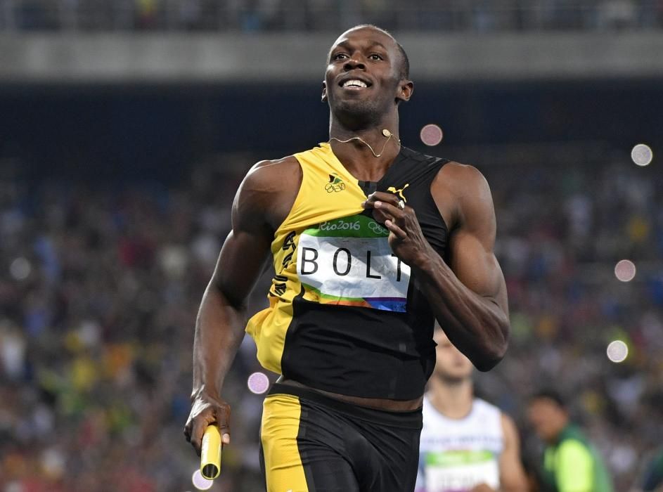 Usain Bolt logró el oro en 4x100, tercero en Río y noveno en su carrera olímpica.