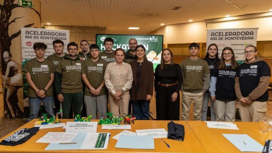 El grupo de Hackaton Ecolab25. |  FdV