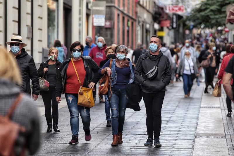 Calles de Santa Cruz de Tenerife durante la pandemia (7-dic-2020)