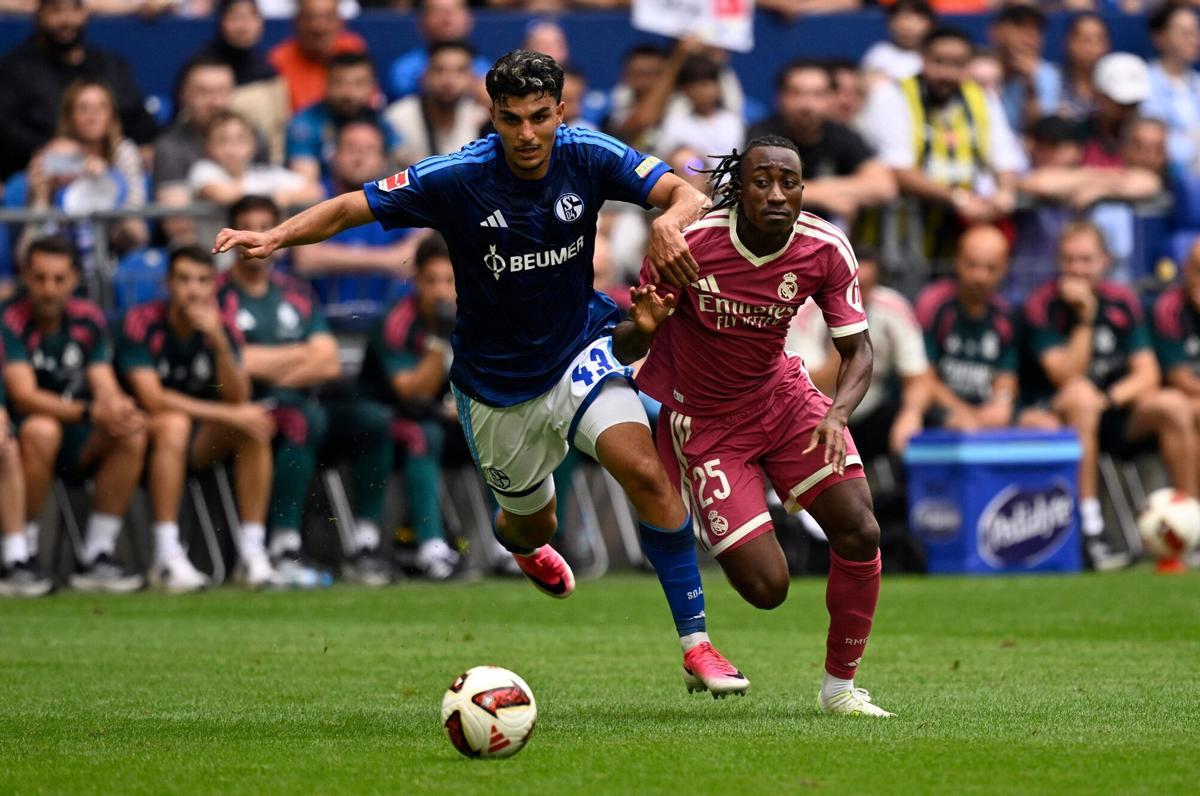 Yan Diomande, uno de los seis fichajes del Real Madrid este verano.