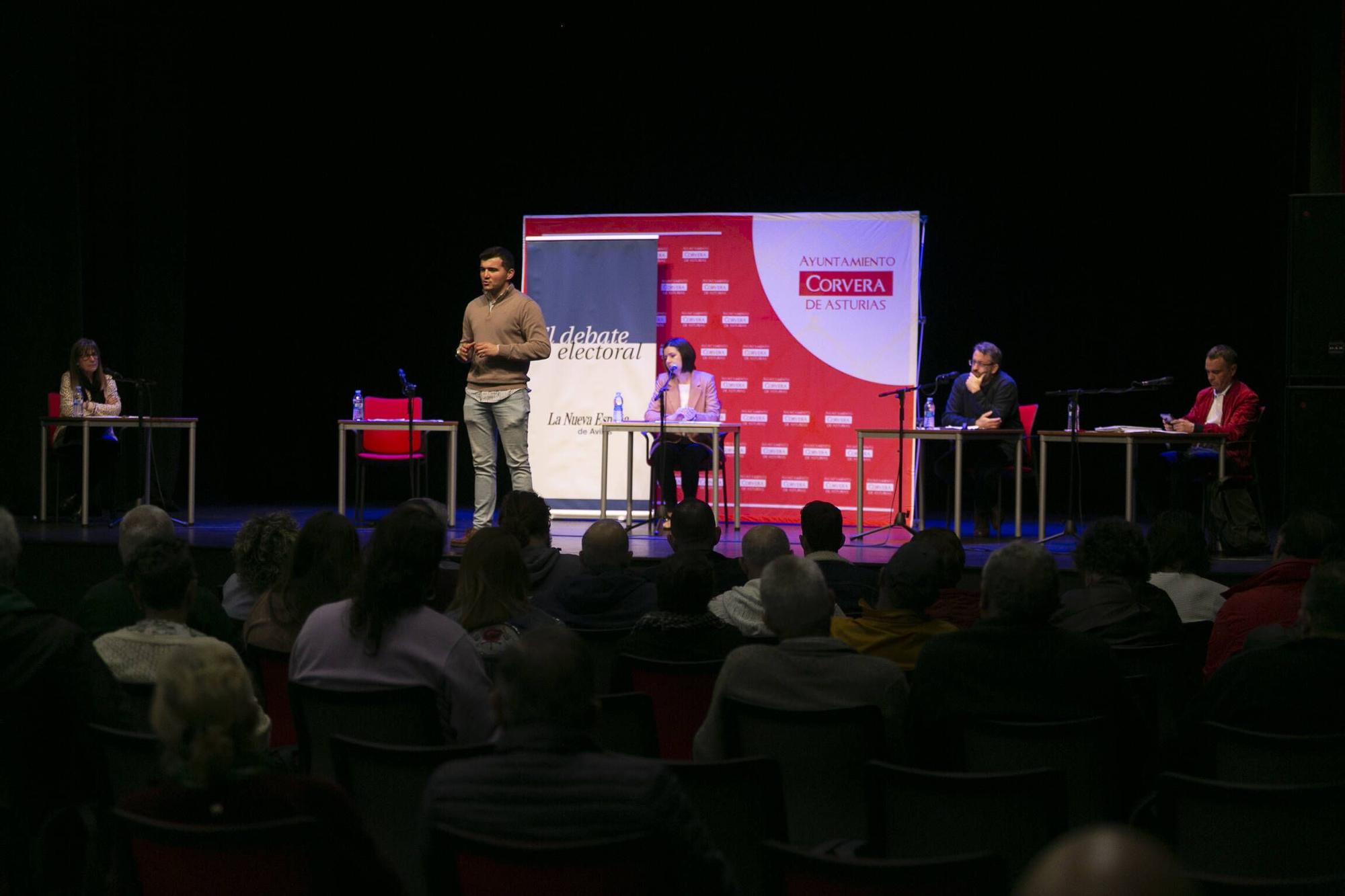 EN IMÁGENES, el debate electoral organizado por LA NUEVA ESPAÑA en Corvera