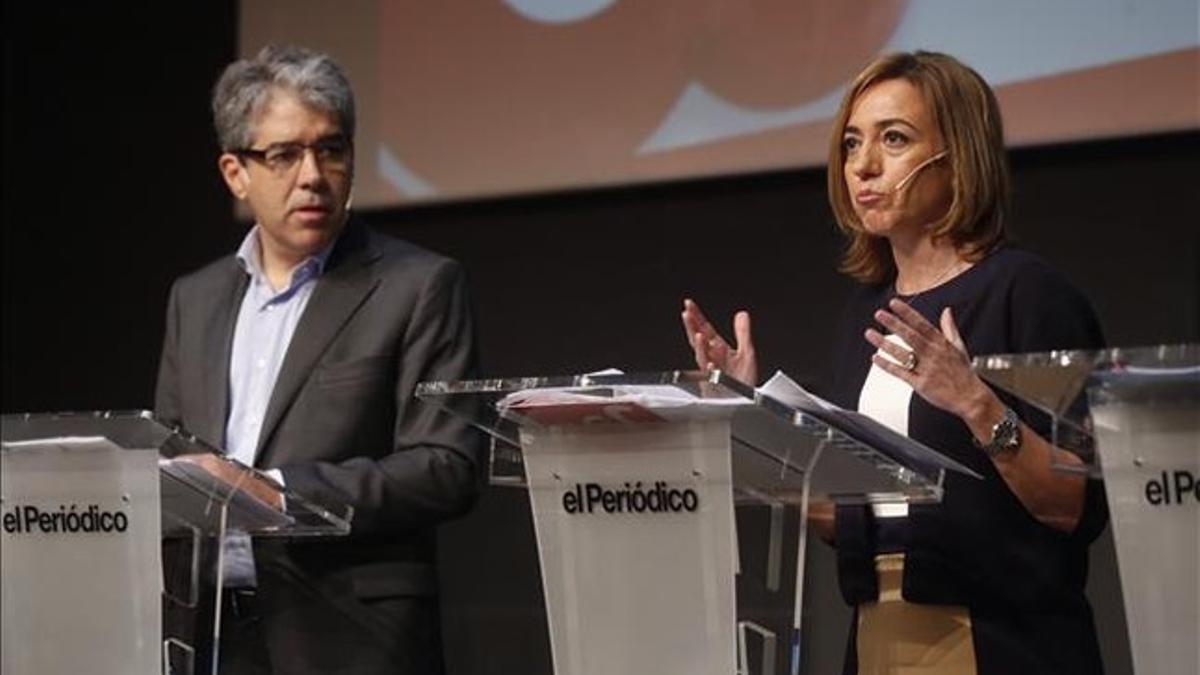 Los candidatos catalanes, en el debate de EL PERIÓDICO, en el CCCB.