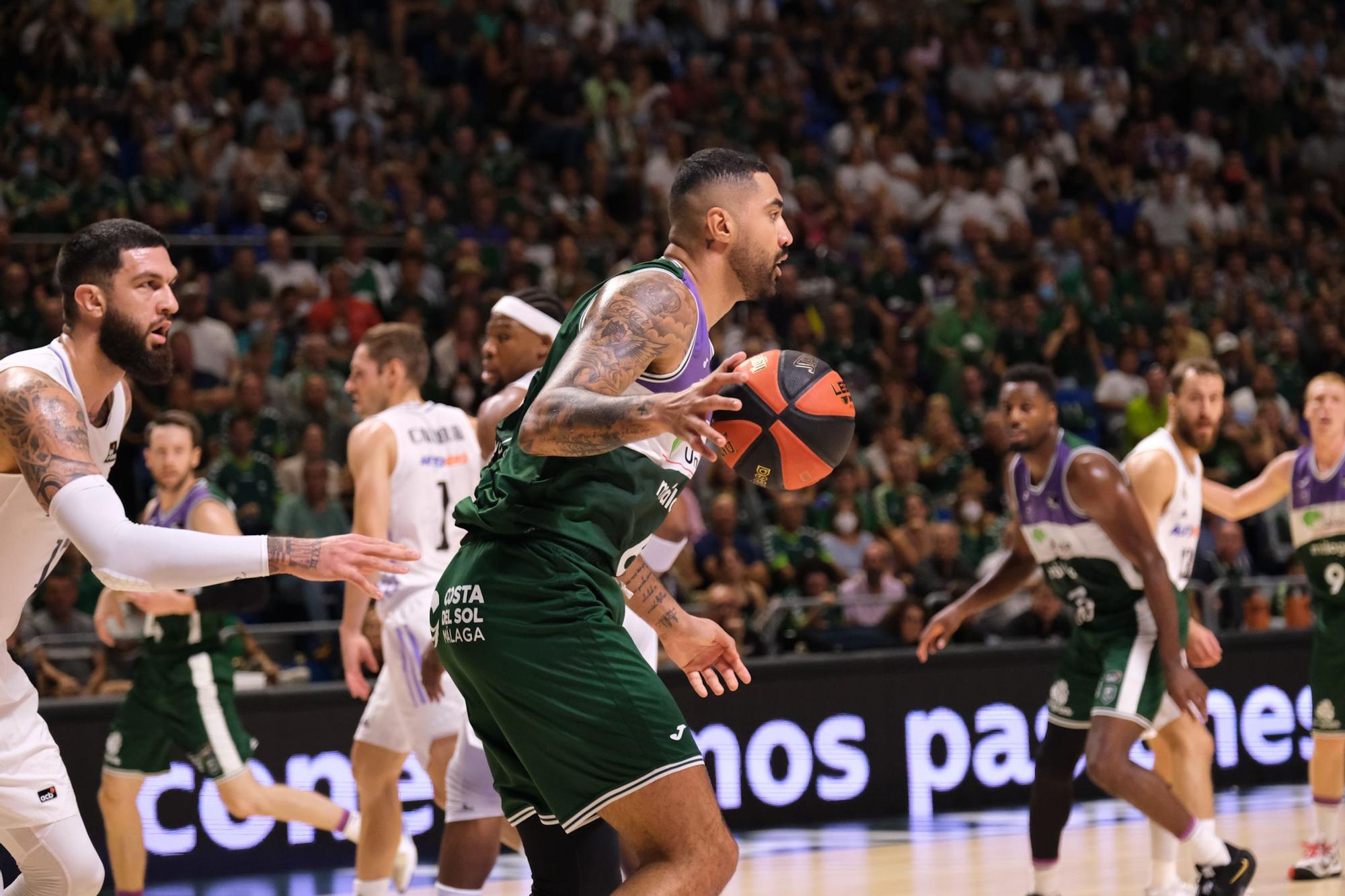 El Unicaja - Real Madrid de la Liga Endesa, en imágenes