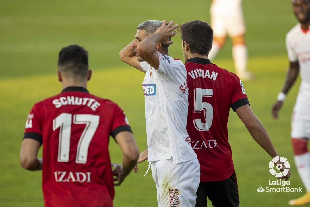 Mirandés-Mallorca: Los bermellones dan por bueno el empate