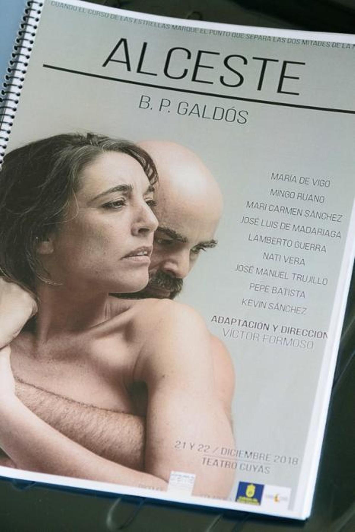 Ensayo montaje teatral Alceste, de Galdós Ensayo montaje teatral Alceste, de Galdós