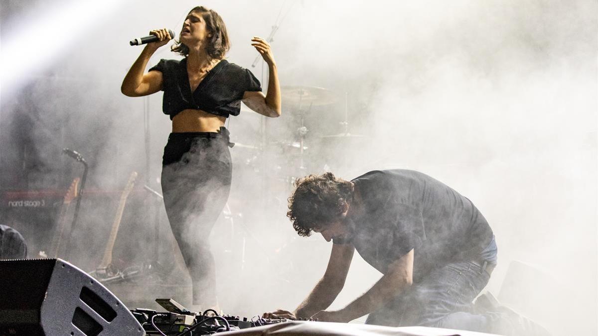 Maria Arnal i Marcel Bagés, en el festival Altaveu