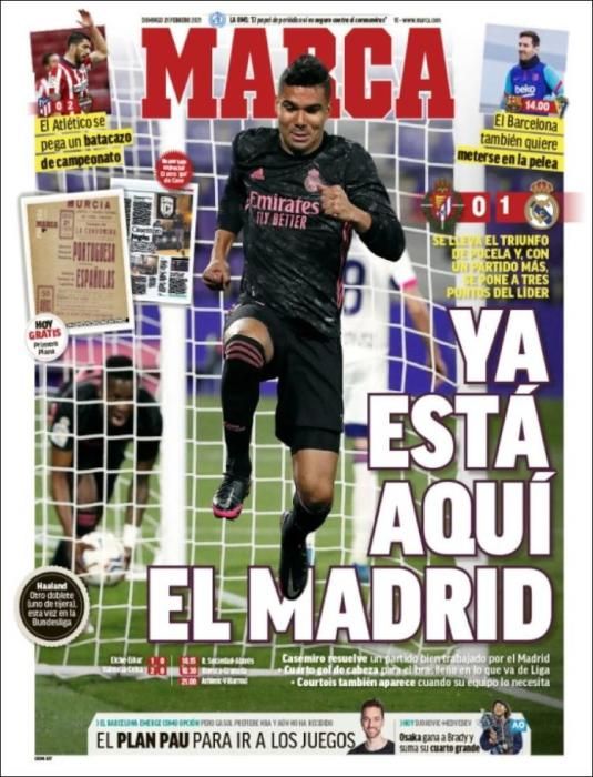 Portada MARCA domingo 21 febrero 2021