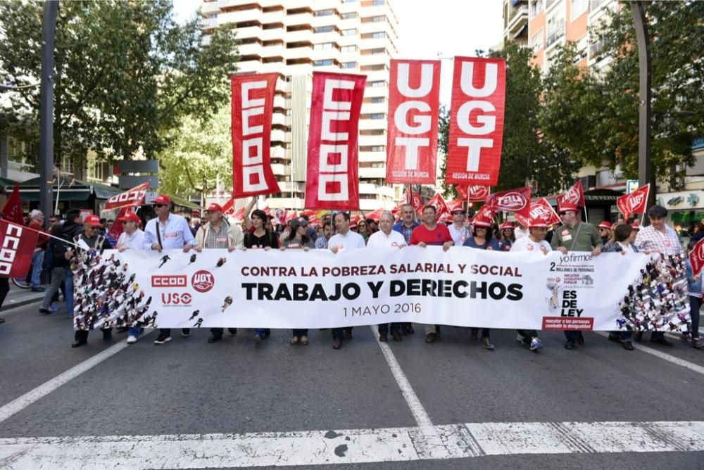 Manifestación del 1 de Mayo en Murcia