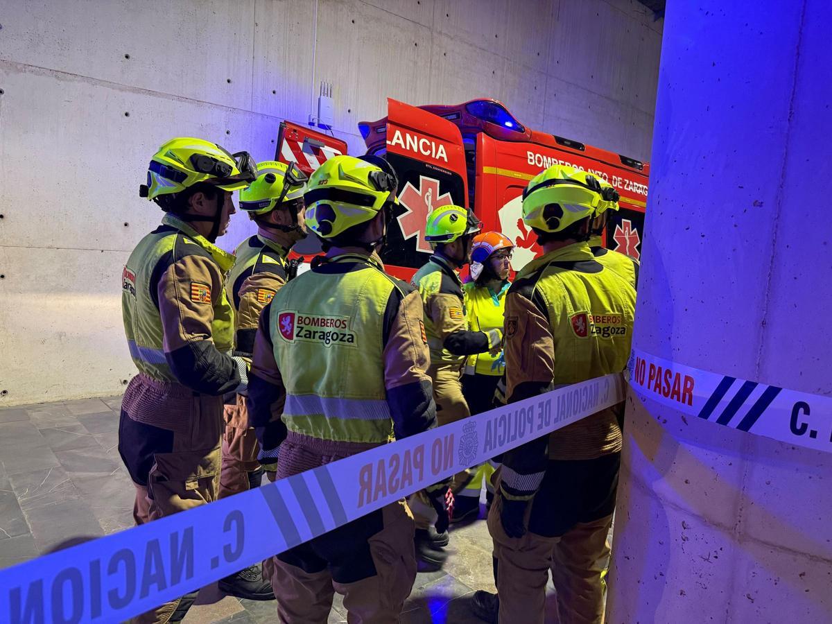 El simulacro ferroviario en la estación Delicias, en imágenes
