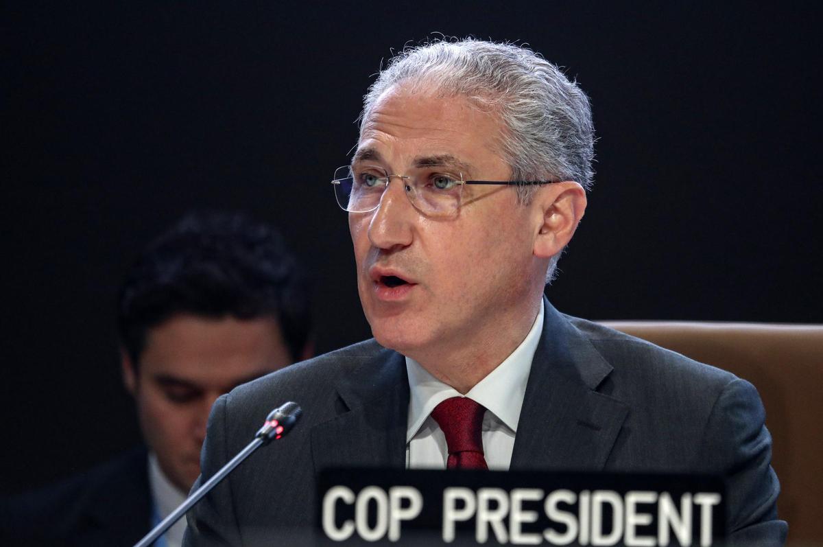 El presidente de la COP29, Mukhtar Babayev