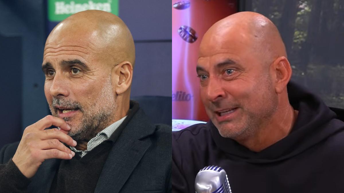 Pep Guardiola y Esnáider