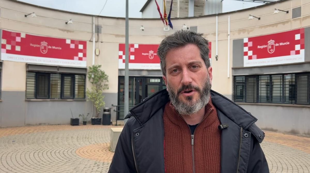Víctor Egío, en las instalaciones del Centro de Coordinación de Emergencias.
