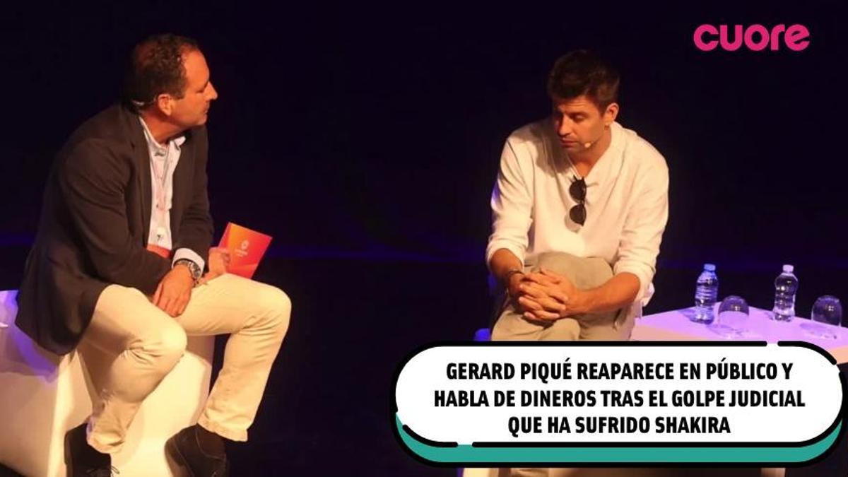 Gerard Piqué reaparece en público y HABLA DE DINERO tras la llamadita de Hacienda a Shakira
