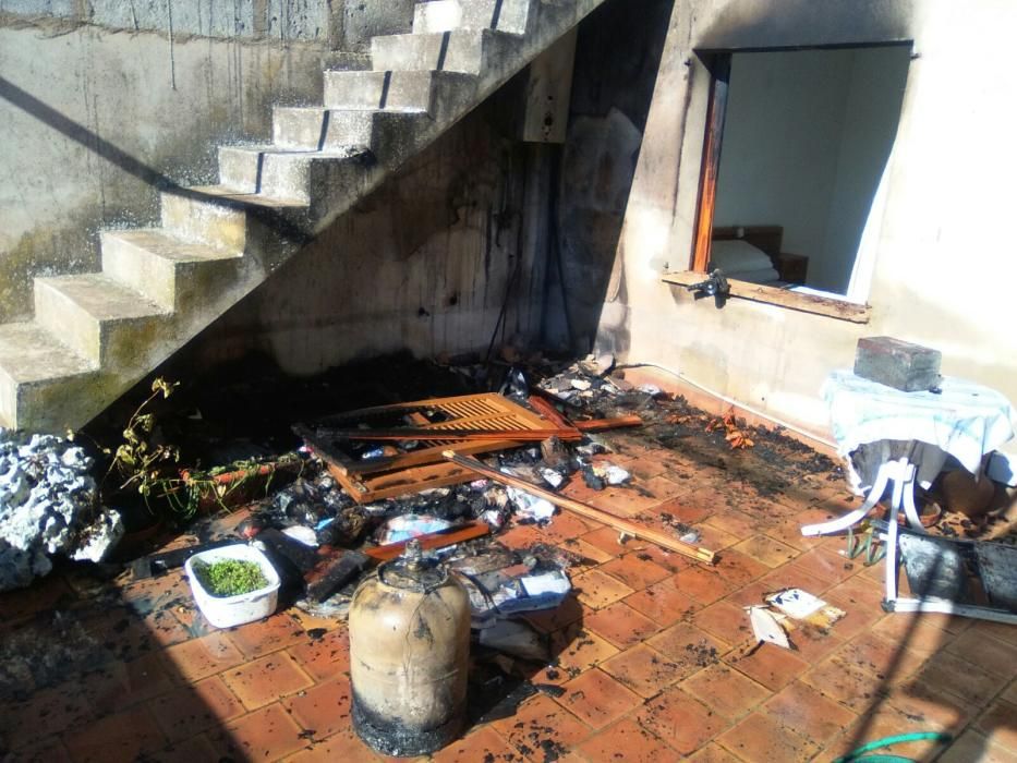 Explota una bombona de butano en una vivienda en Algaida