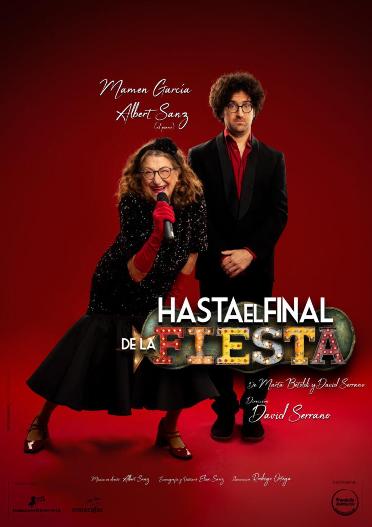 Cartel de 'Hasta el final de la fiesta', en La Rambleta